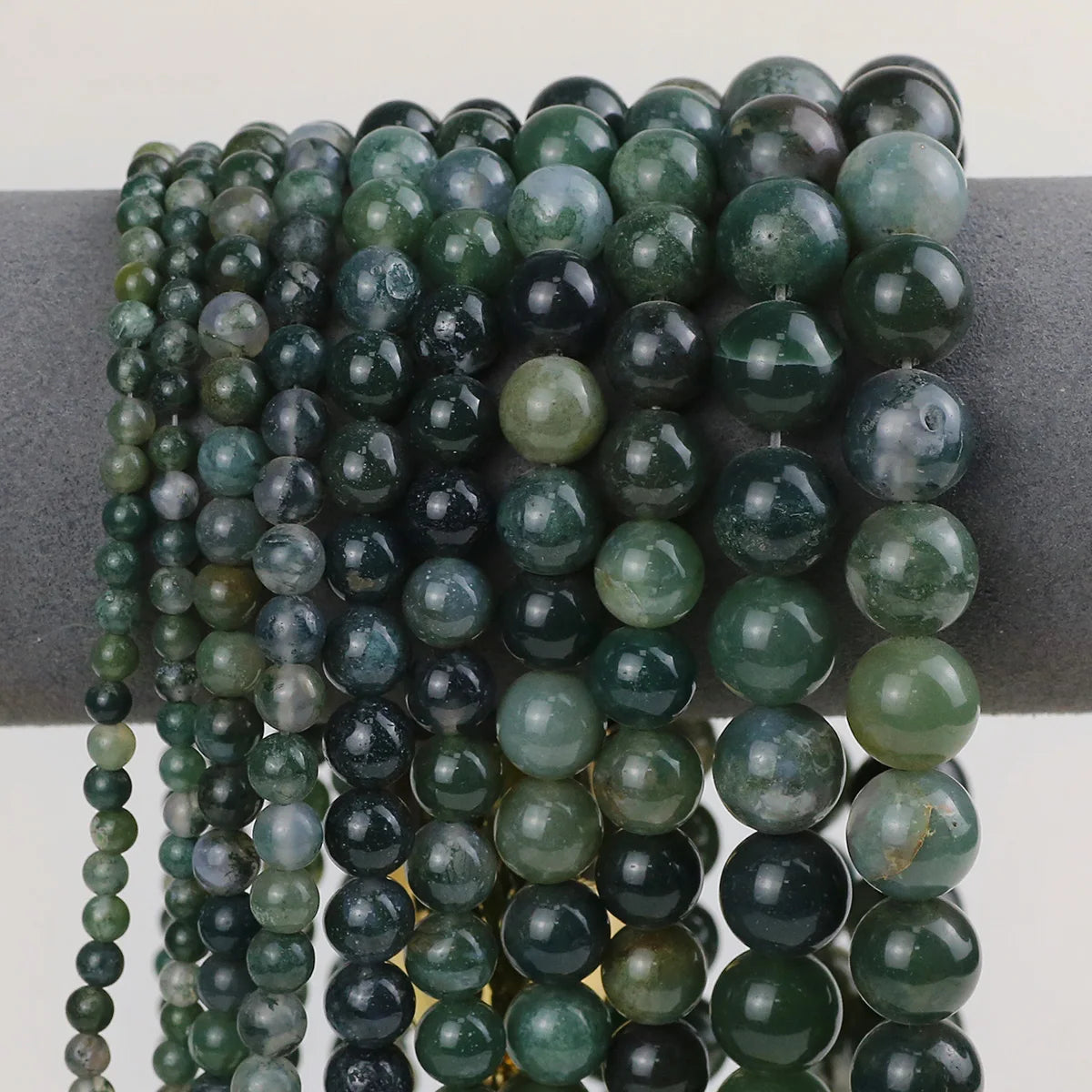 Natural Stone Beads 4 6 8 10 12mm Tiger Eye Amazonite Turquoises Agates Lava Round Spacer Beads For Jewelry Making DIY Bracelets