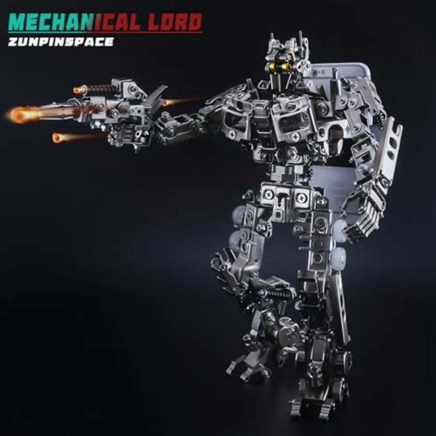 Adult 3D Metal Puzzle Mechanical Lord Metal Model Set 3D Adult Puzzle Building Blocks DIY Mechanical Model Set Men's High end G
