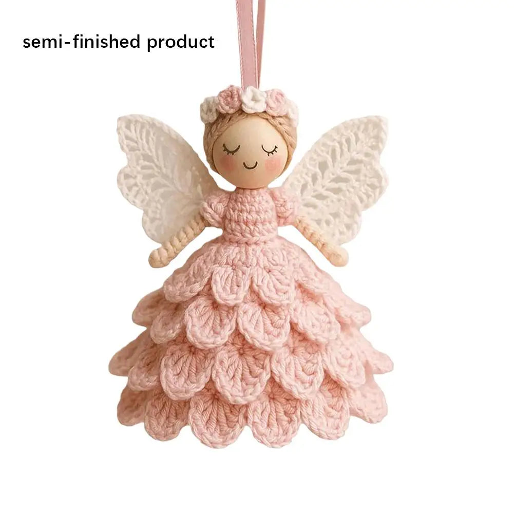 DIY Crochet Angel Ornament Kit Crochet Kit Handwoven DIY Material Kit for Adults and Kids