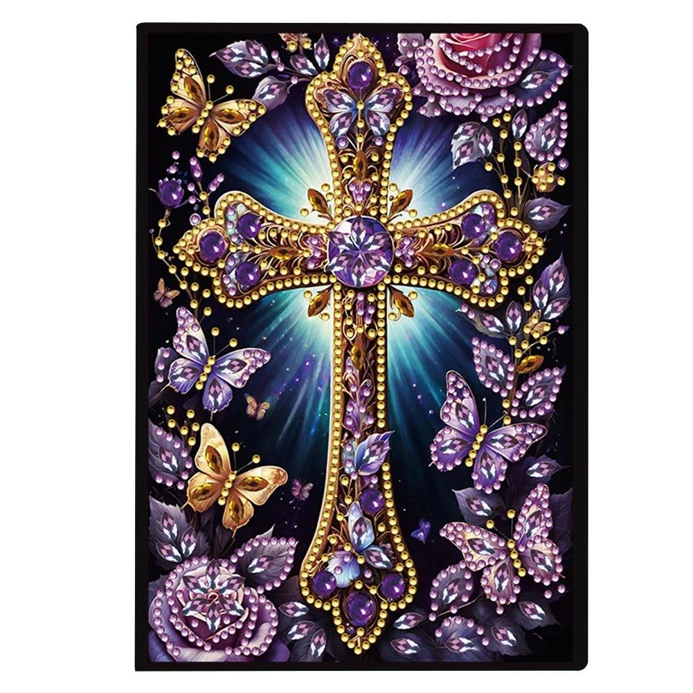 DIY Special Shaped Journal Sketchbook DIY Diamond Art Diary Book Journal Notebook for Adults Kids Home Office Art Drawing