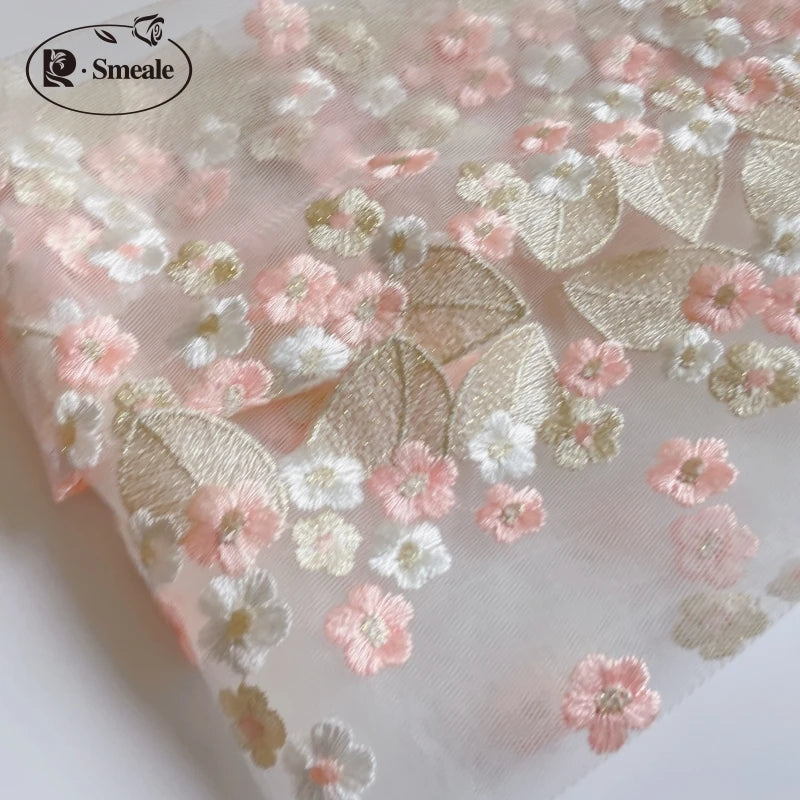 5Y-10Yard/Lot Handmade DIY Clothing Accessories Colorful Embroidery Lace Fabric Curtains Sofa Lace Trim 17cm RS202