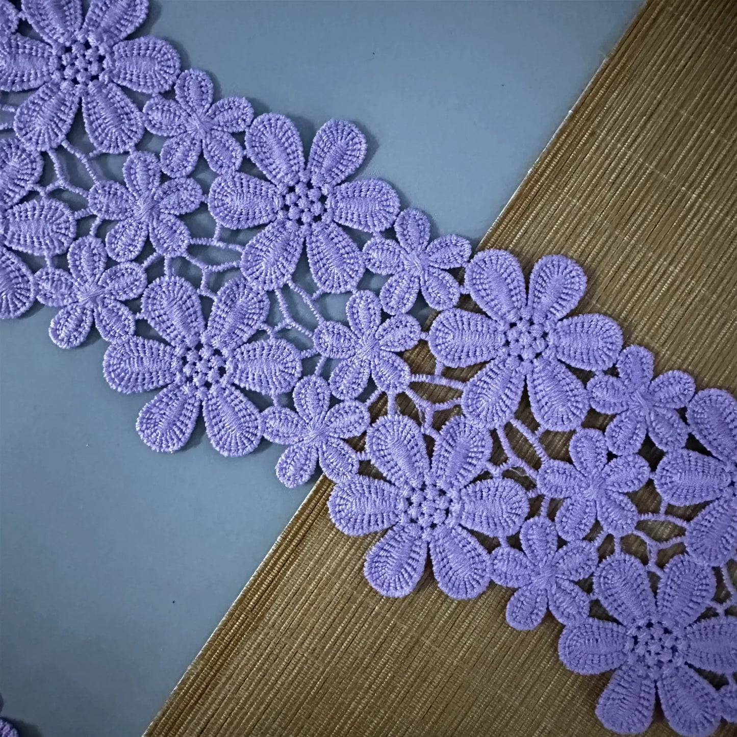 2Yards Exquisite Lace Cotton Embroidery Ribbon Lace Trim Skirt Sewing Accessories Clothing Decorative Materials High Quality