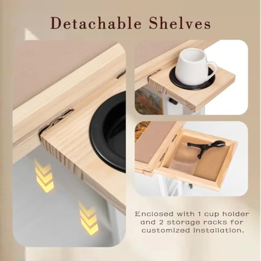 1500 Piece Tilting and Rotating Puzzle Table with 5 Drawers and Cover Angle and Height Adjustable Puzzle Board with Removable C