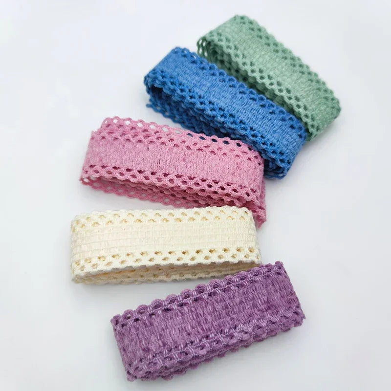 3 Meters Lace Fabric Ribbon Hollow Bow Handmade DIY Hairpin Material Hair Accessories Party Wedding Decorations