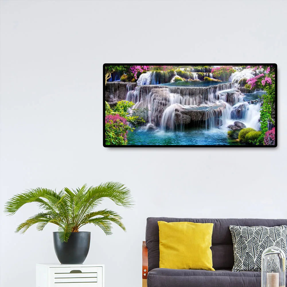 Mountain DIY 5D Full Round Drill Diamond Painting Landscape Picture Home Decor