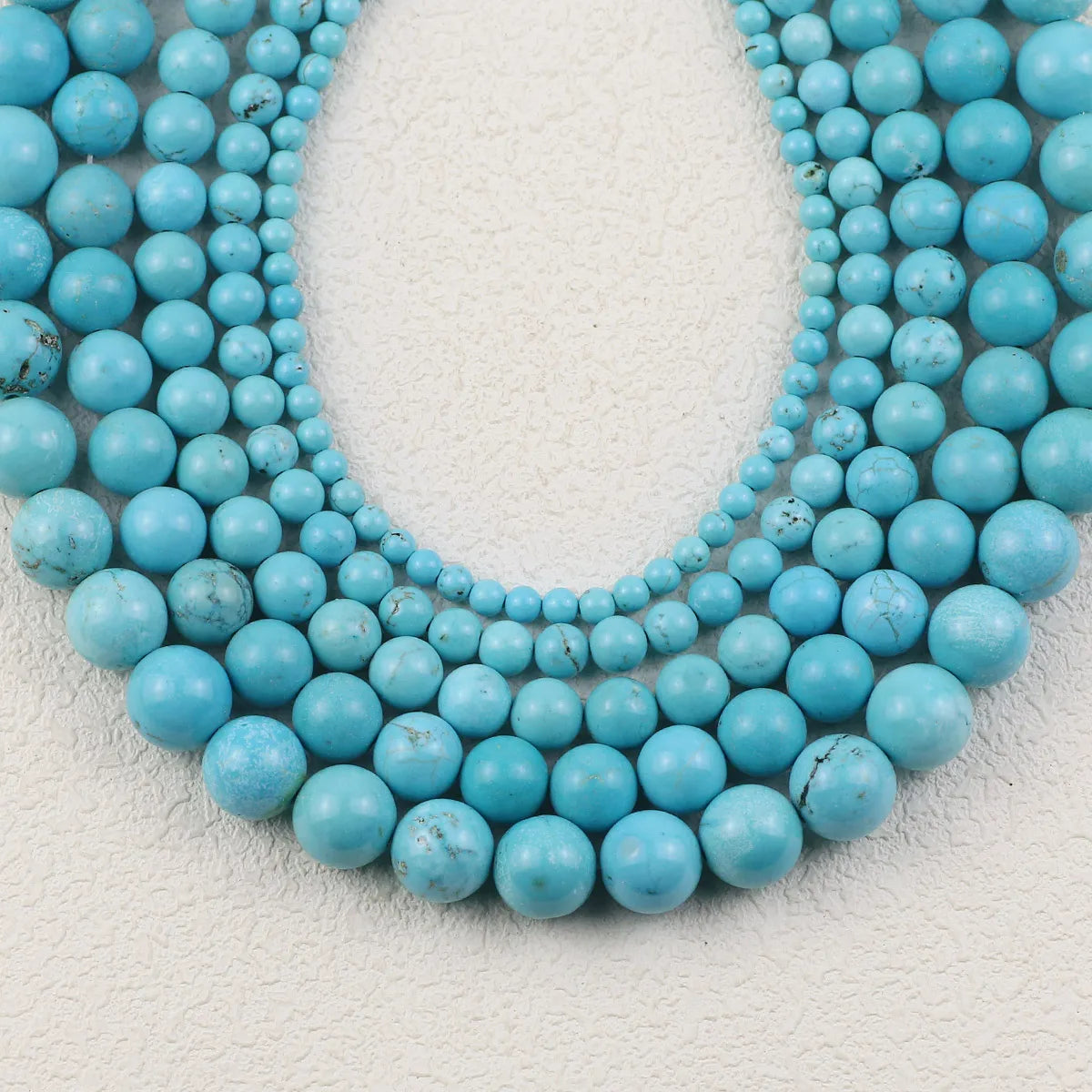 Natural Stone Beads 4 6 8 10 12mm Tiger Eye Amazonite Turquoises Agates Lava Round Spacer Beads For Jewelry Making DIY Bracelets