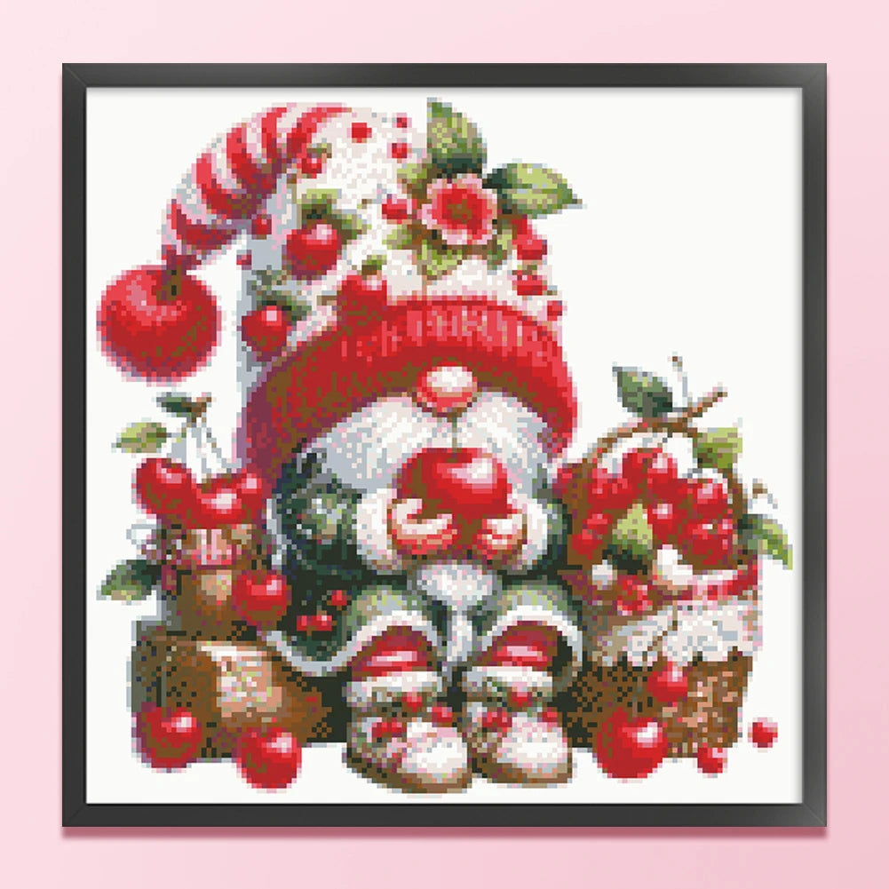 Partial Embroidery Bead 40x39cm Gnome 9CT DIY Cross Stitch Kit for Bedroom Home