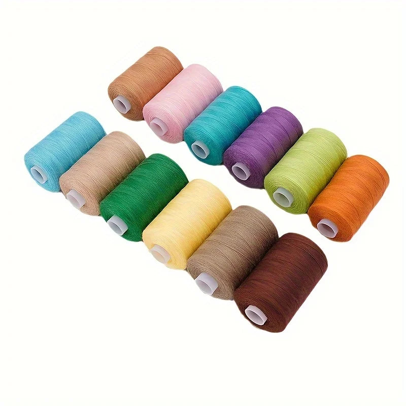 Sewing Thread 36 Polyester Thread for Sewing Machine,Hand Stitching, Quilting Set of 1000 yds Per Spool All Purpose