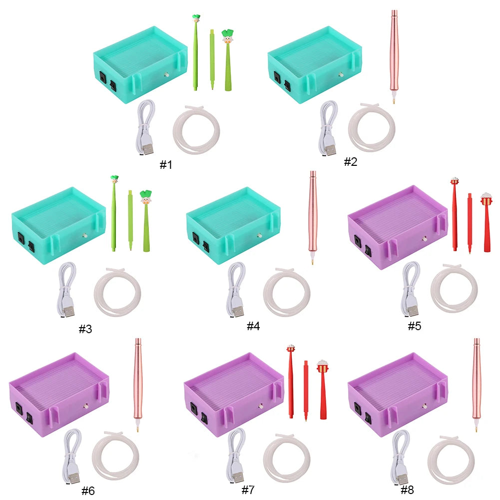 Diamond Painting Pen Kit Portable Electric Diamond Painting Tool USB Powered Diamond Painting Suction Device Vacuum for Diamond