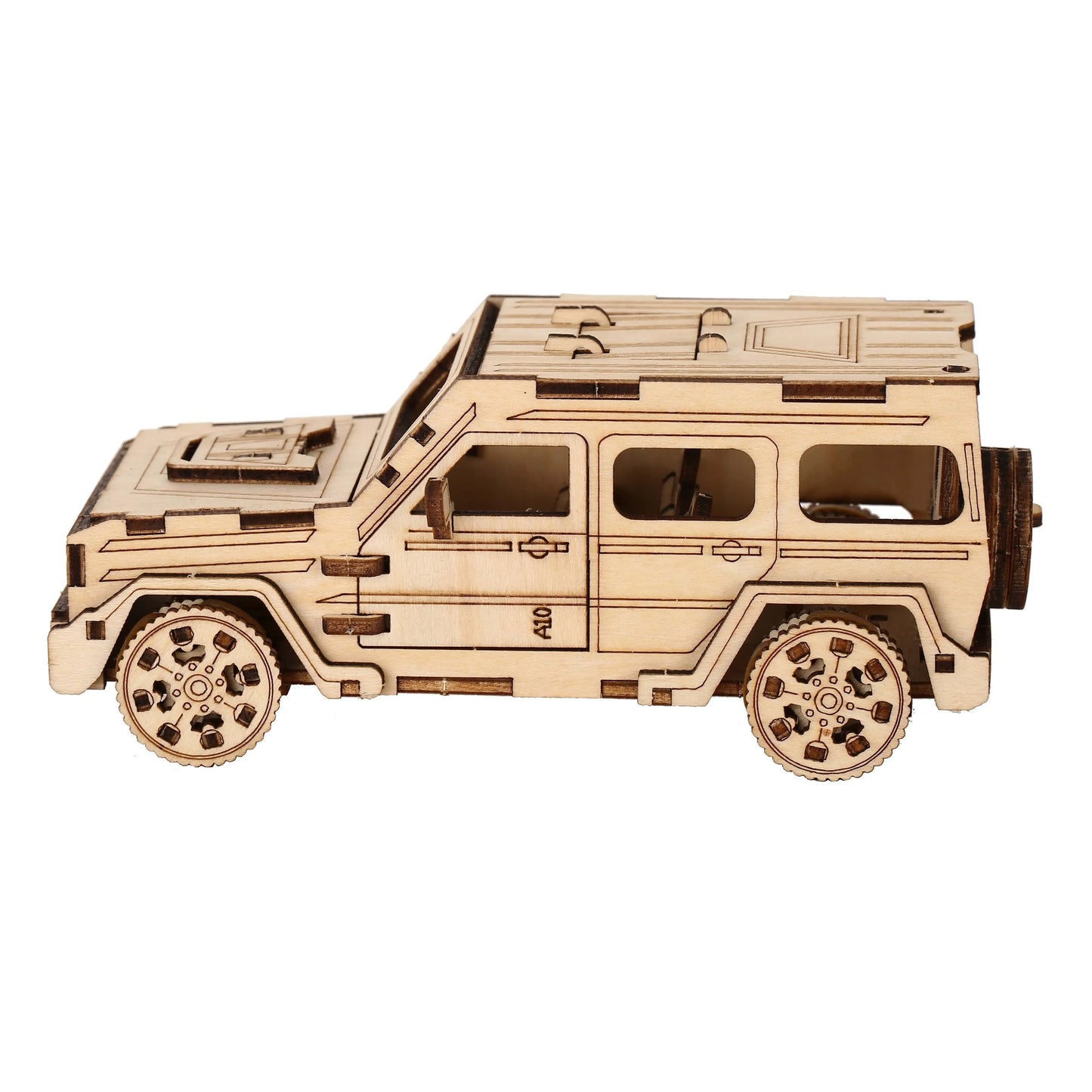 SUV Model DIY 3D Wooden Puzzle Building Block Kits Assembly Toy Birthday Gift For Kids Adult Home Decor