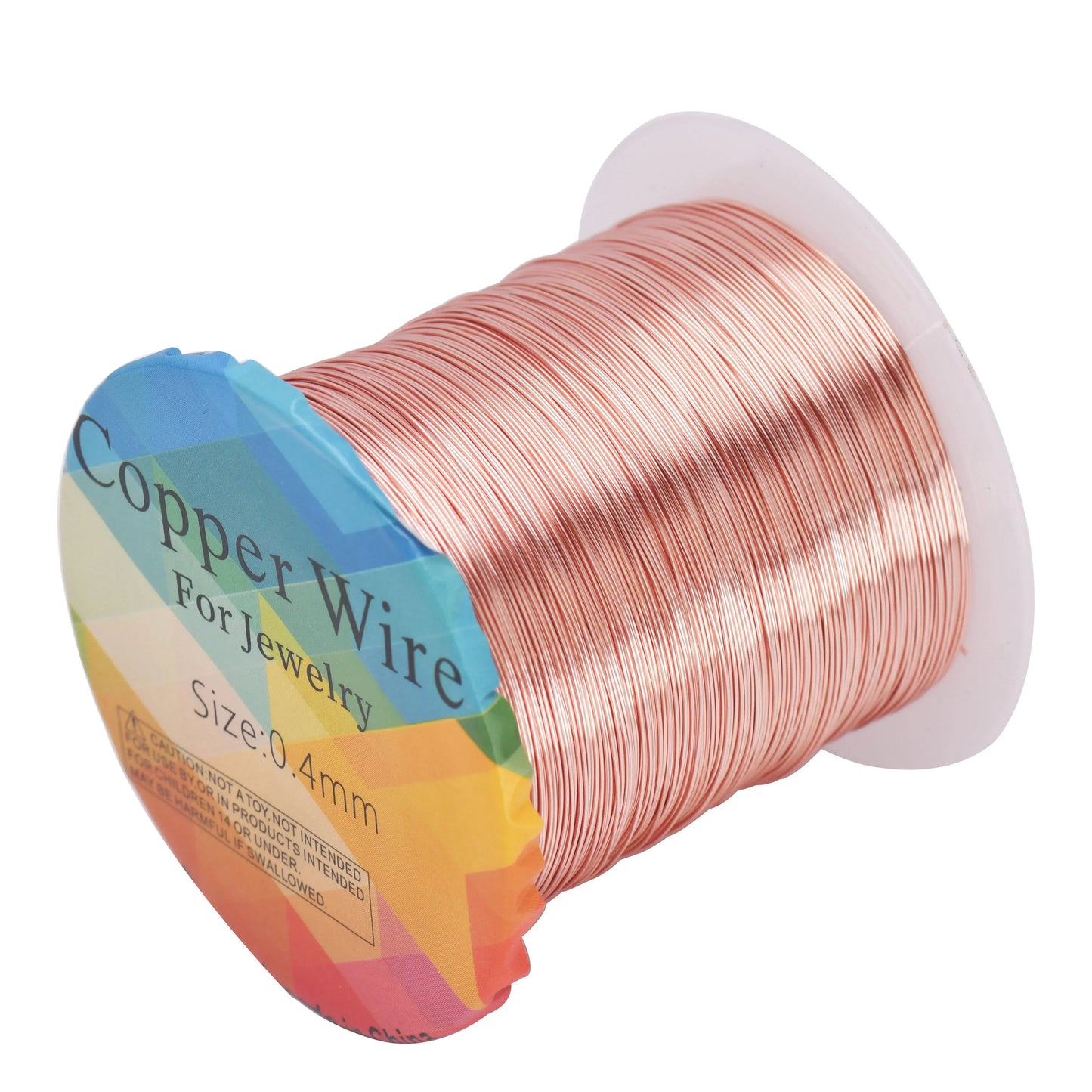 Solid Colorfast Copper Wire Tarnish-Resistant Beading Wire DIY Craft Jewelry Making Accessories 18 to 32 Gauge ( 32Ga/1969 ft )