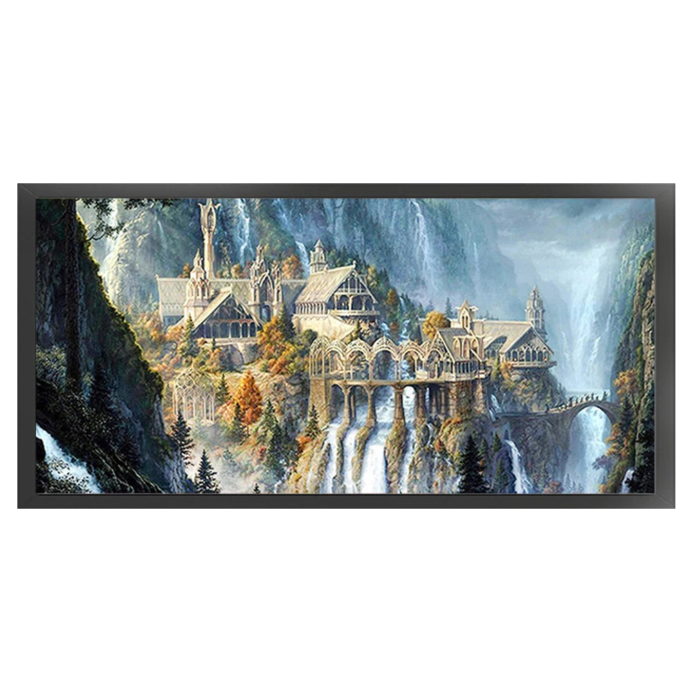 Full Cross Stitch 11CT Wonderland Counted Embroidery DIY Needlework Kits Crafts