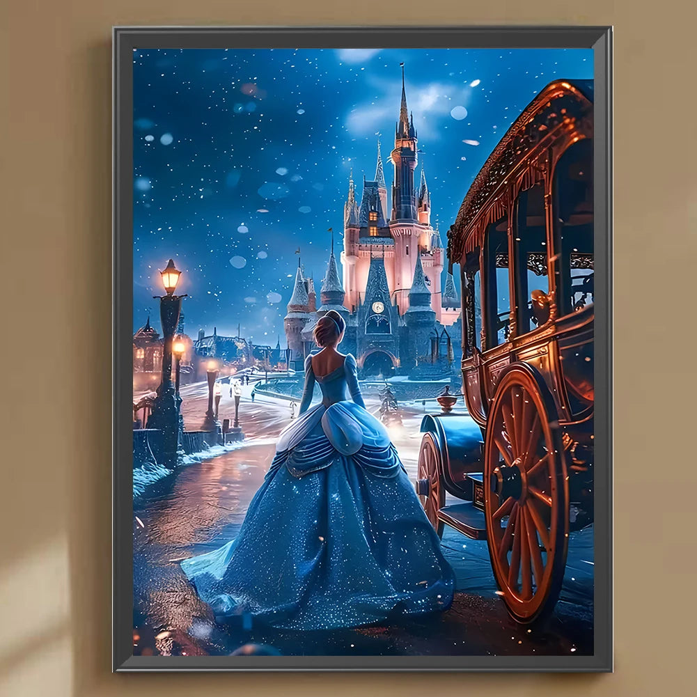 Girl 5D DIY Full Drill Round Diamond Painting Kit for Home Wall Room Decor
