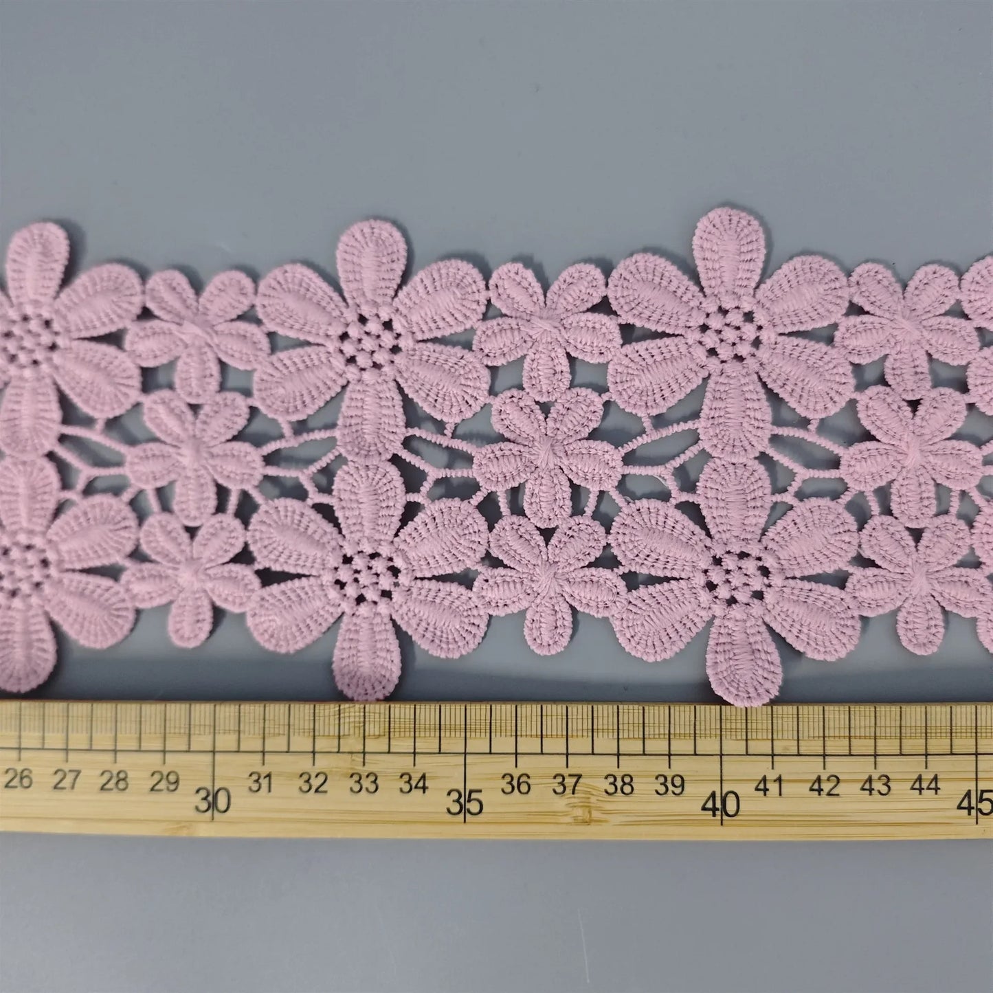 2Yards Exquisite Lace Cotton Embroidery Ribbon Lace Trim Skirt Sewing Accessories Clothing Decorative Materials High Quality