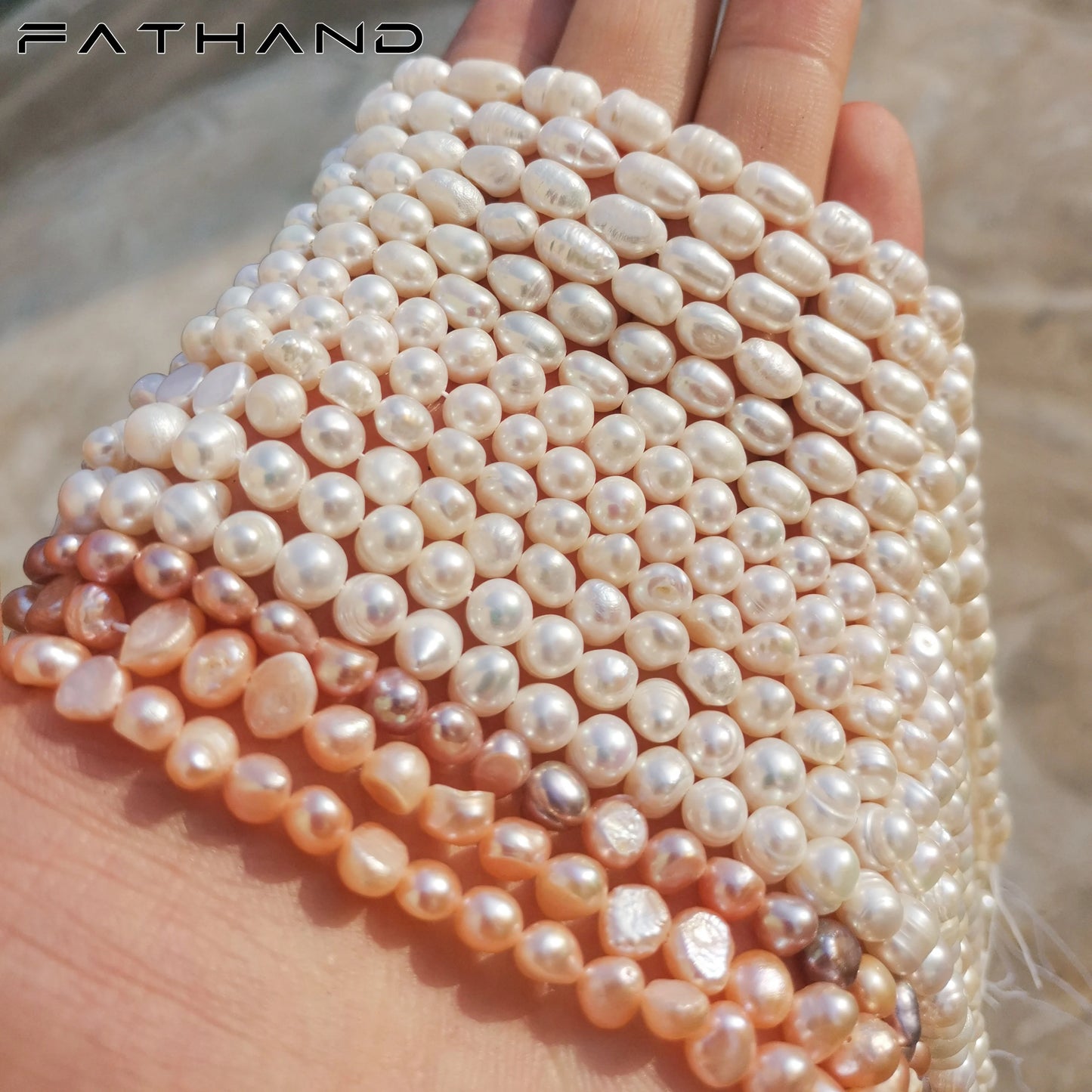 Natural Freshwater Pearls Beads High Quality Irregular Potato Shape Punch Pearls Beads For Jewelry Making DIY Necklace Bracelet