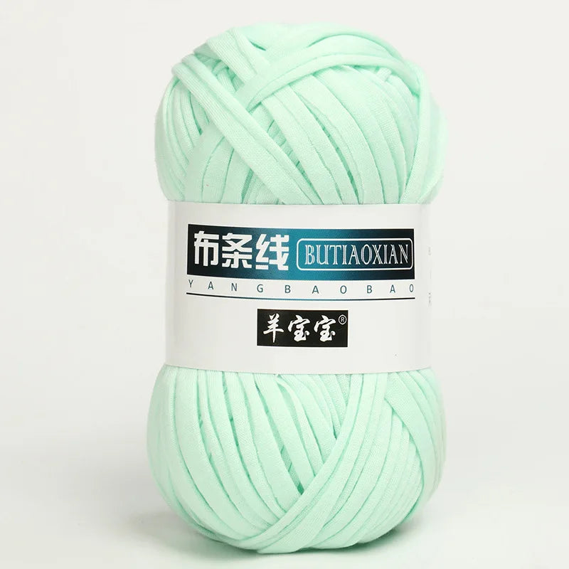 1Pc 100g T Shirt Thick Soft Cloth Yarn for Hand Knitting Crochet Woven Handbag Blanket Thick threads DIY mat slipper basket line