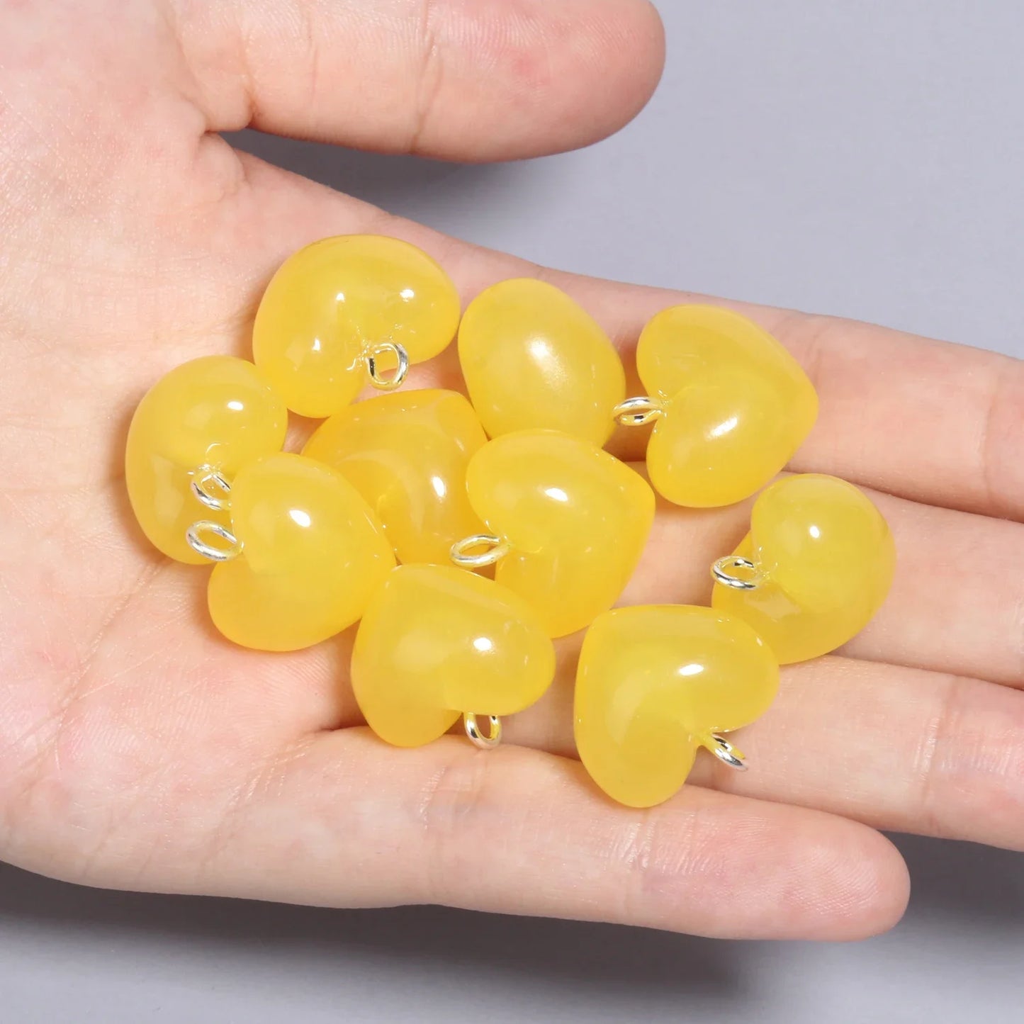 Colorful Star Charms Resin Candy Color Pendants Keychain Handmade Necklace Bracelet Jewelry Making DIY Craft Accessories 10pcs