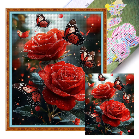 Animal Printed Cross Stitch Kit DIY 11CT Embroidery Craft Set Home Wall Decor