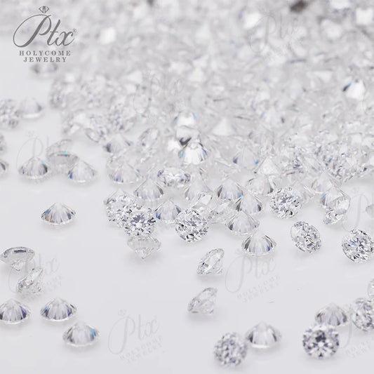 Moissanite Loose Stone Small Size Round Shape 0.8-2.9mm 1.0 Carat D Color VVS1 Clarity for Jewelry Making Beads Diy Accessories