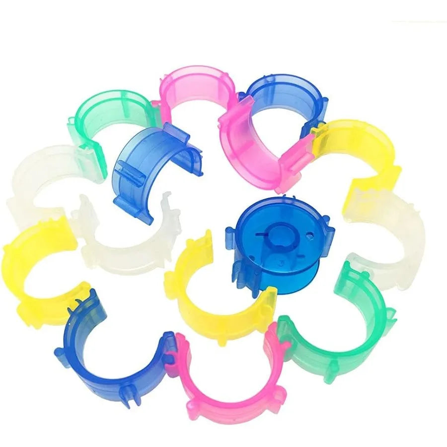 80Pcs/Pack Colorful Sewing Bobbin Small Clips Sewing Tool Accessory Thread Clips Holder Tool for Craft and Home Use Ideal for O
