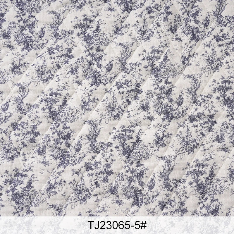 0.5m/1m/2m Pure Cotton Double-layer Crepe Thickened Quilted Cotton Fabric for Winter Coat Children's Clothing DIY Sewing Fabrics