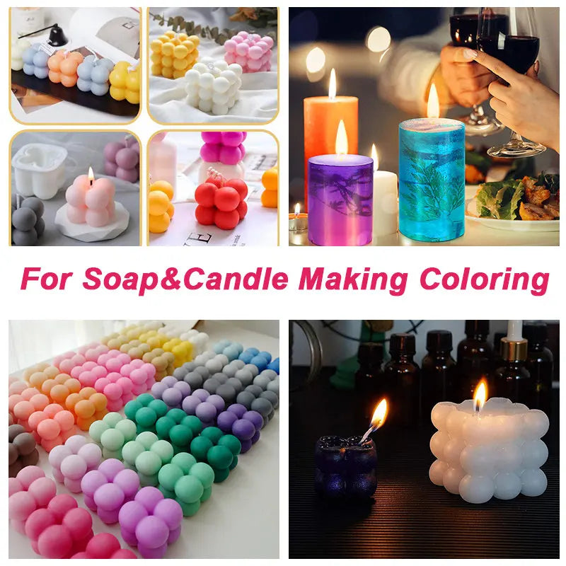 Epoxy Resin Supplies Resin Pigment Kit Liquid Colorant Dye Powder Filling Material for Art Crafts DIY Jewelry Making Accessories