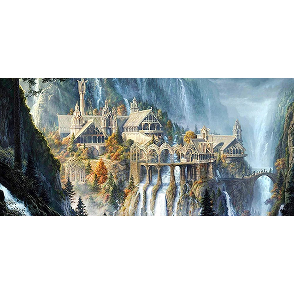 Full Cross Stitch 11CT Wonderland Counted Embroidery DIY Needlework Kits Crafts