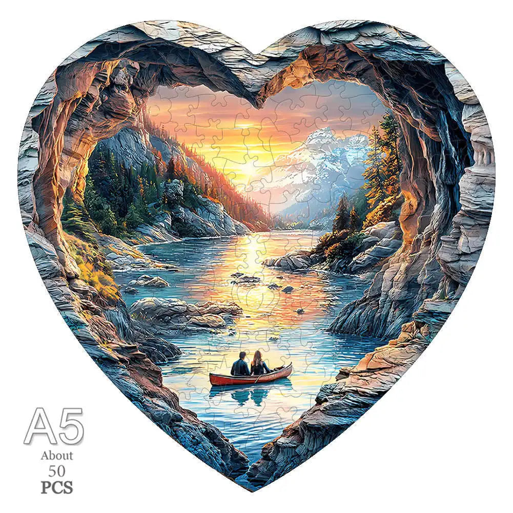 Animal Puzzle Wood Tiger Sailboat Cat Wooden Puzzles Medium Difficulty Jigsaws for Kids Adult Holiday Gifts Home Deco