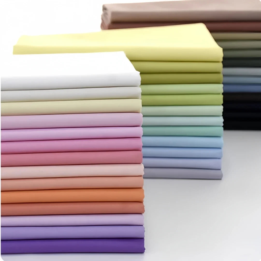 140x50cm 60s Thin High-Count Summer Solid Cotton Soft Lined Cloth Lining Fabric for Dresses and Kids' Shirts Sewing Cloth
