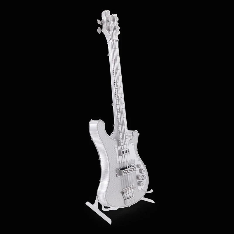 bass guitar 3D Metal Puzzle DIY Model Building Kit Adult Toys Birthday Gift