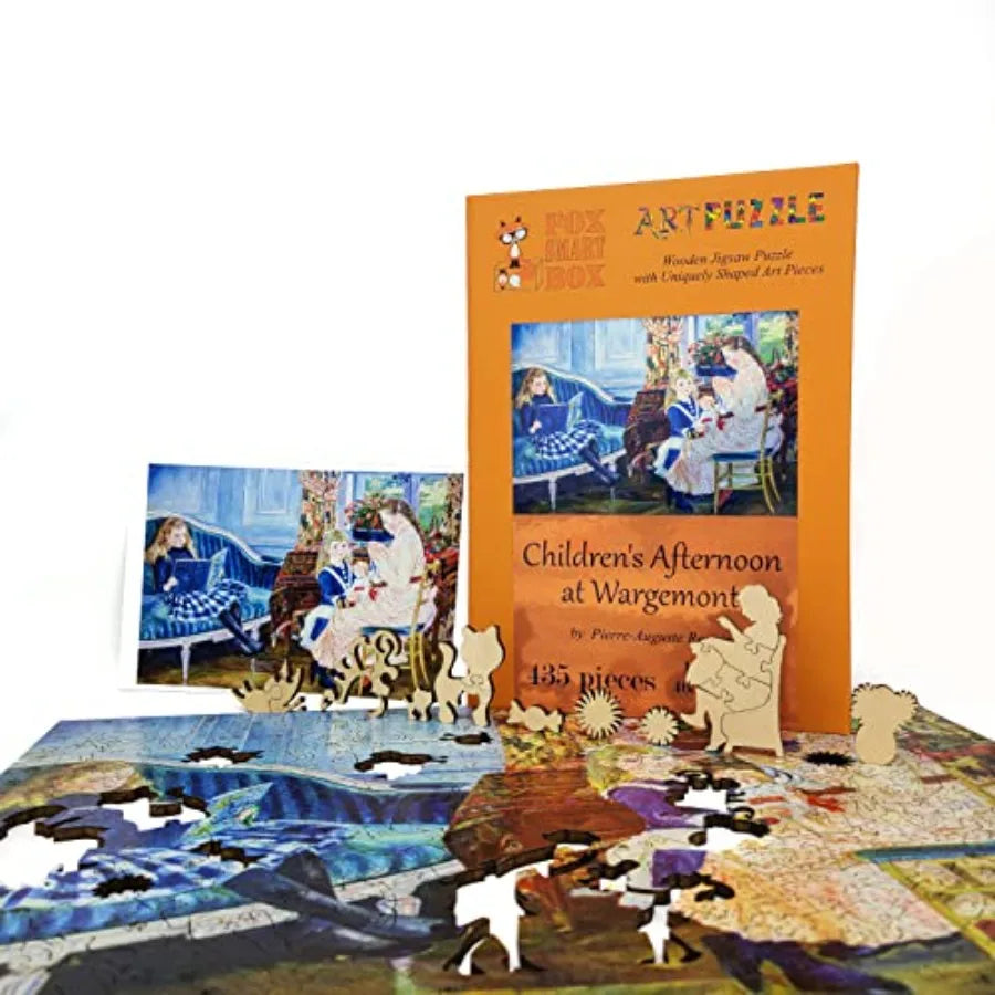 Wooden Jigsаw Puzzle for Adults - Uniquely Shaped Pieces - 435 Pieces