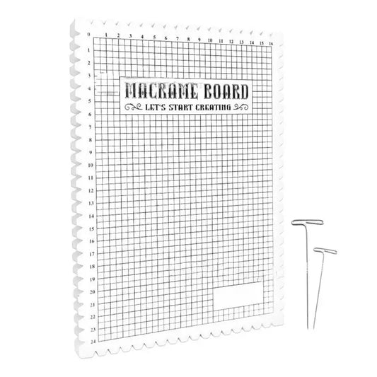 Macrame Board And Pins Kit Macrame Project Board Macrame Board With T Pins Macrame Supplies Macrame Tools For gifts