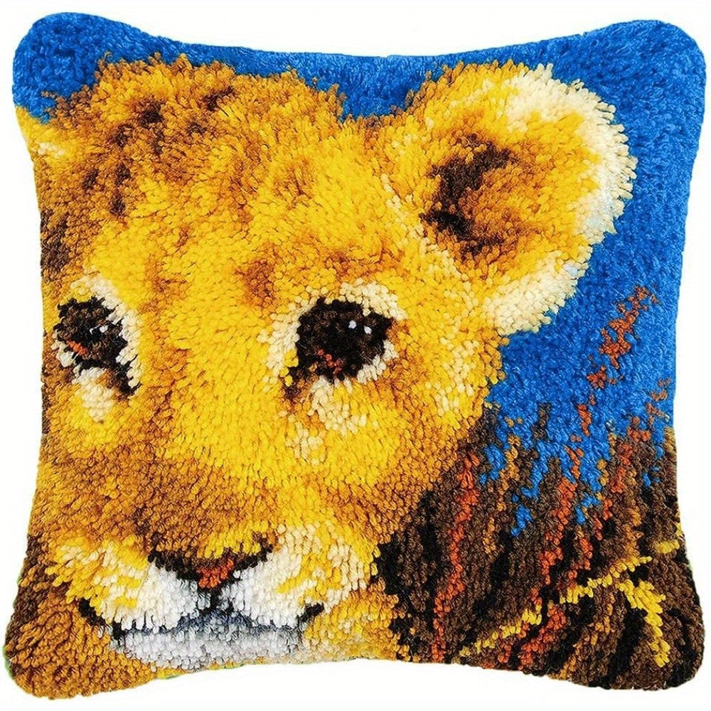 Latch Hook Kits DIY Crocheting Embroidery Throw Pillow Needlework Cross Stitch Kits