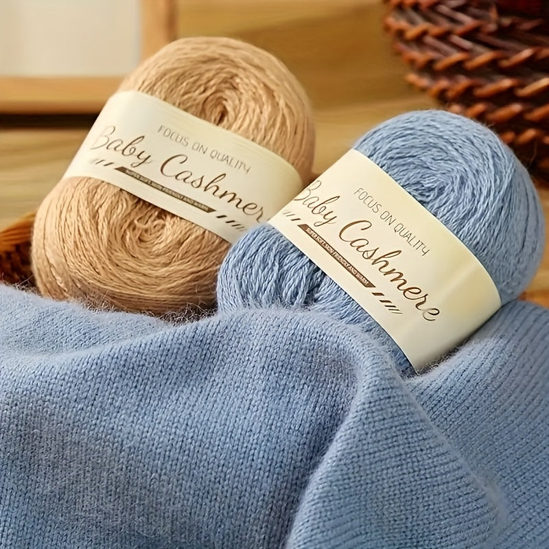 4pcs 200g Luxury Cashmere Yarn | Suitable for Hand Knitting Sweaters, Scarves, and Shawls - Soft, Warm, Multicolored Wool by BAYEXY