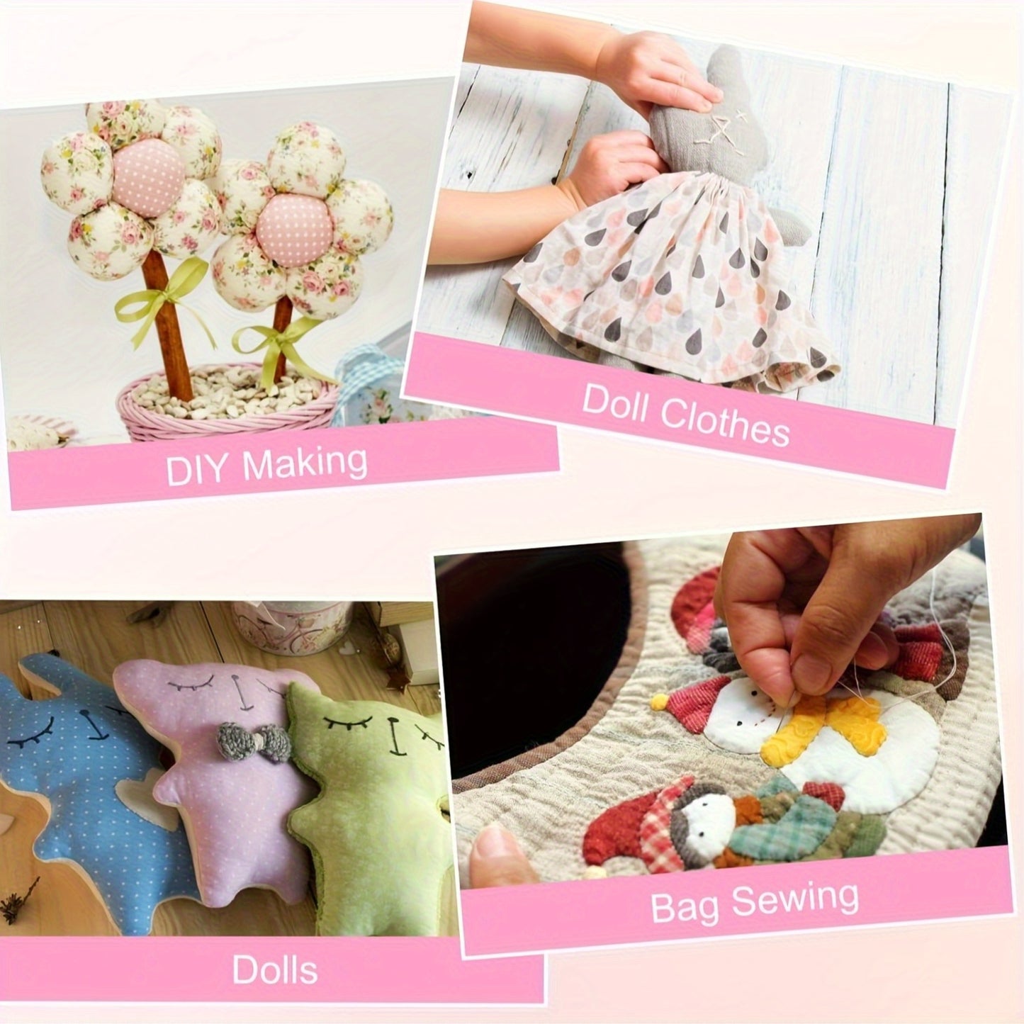 7pcs Large 20x20 Inch (50x50cm) Cotton Squares Bundle - Floral, Pastel pink, Pre-Cut Quilting Fabric for Patchwork, Scrapbooking, DIY Crafts - Ideal for Birthday, Wedding, Thanksgiving, Father's Day Gifts - Soft Non-Pilling C