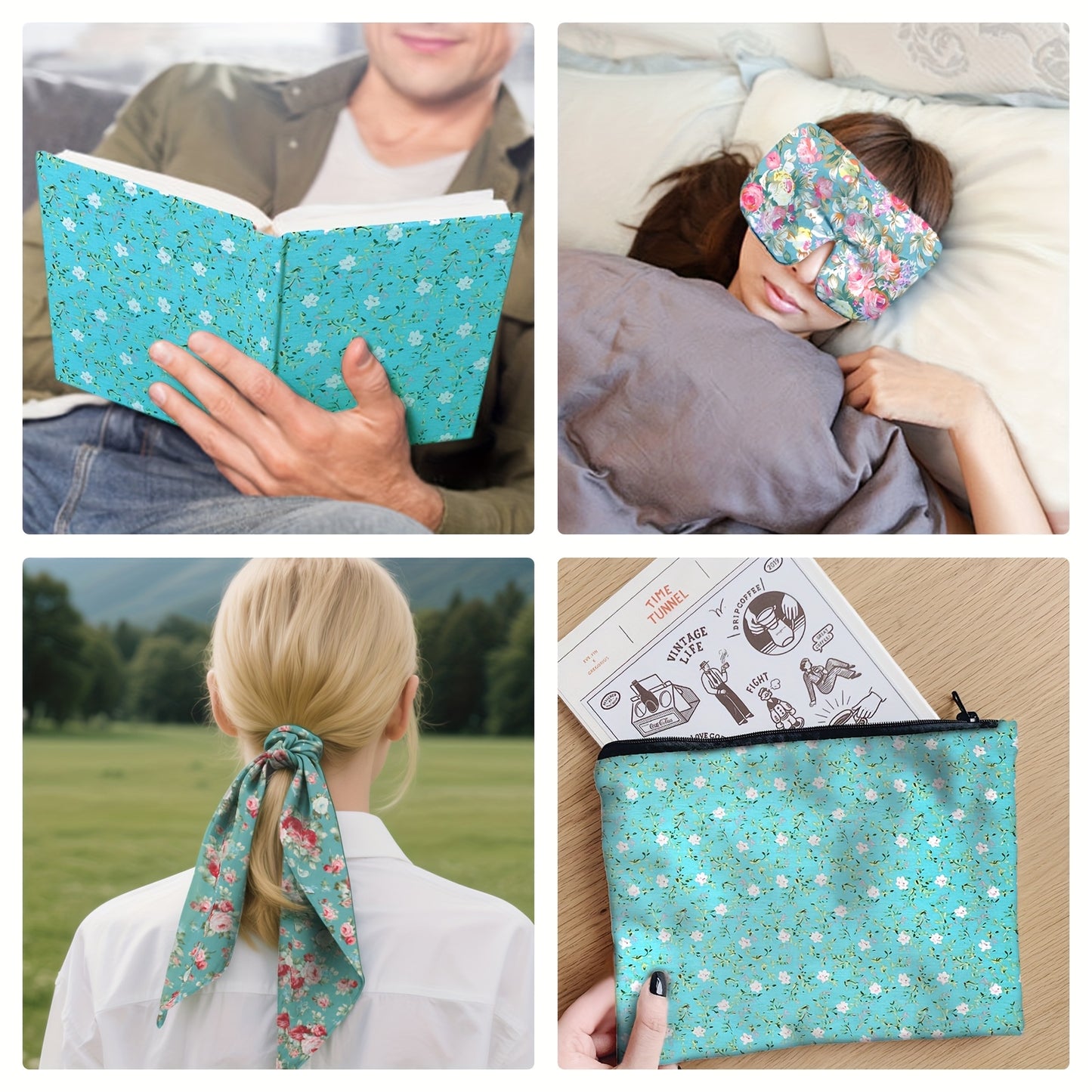 8pcs Precut Cotton Fabric Squares 19.8x19.8 Inch - Vibrant Floral Print Green DIY Sewing Supplies for Quilting, Crafting, Home Decor - Ideal Gift for Craft Enthusiasts, Quilting Materials | Decorative Fabric | Textured Fabric