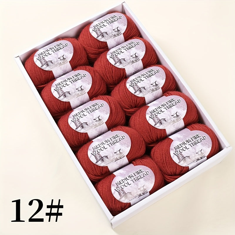 500g 1 large bag of high-quality medium-weight 212 wool yarn, hand-spun worsted wool suitable for knitting autumn and winter fashionable sweaters, scarves, hats, mittens, blankets, rugs, and various handicrafts. 100% wool. 1