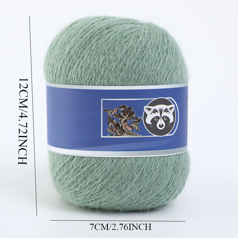 4 Sets Mixed Color Angora Cashmere Wool Yarn, 200g+80g Chunky Thick Knitting Yarn with Shiny Fibers, DIY Sweater, Scarf, Hat, Coat Crafting Material, 30% Angora, 70% Cashmere Wool, 20% Nylon