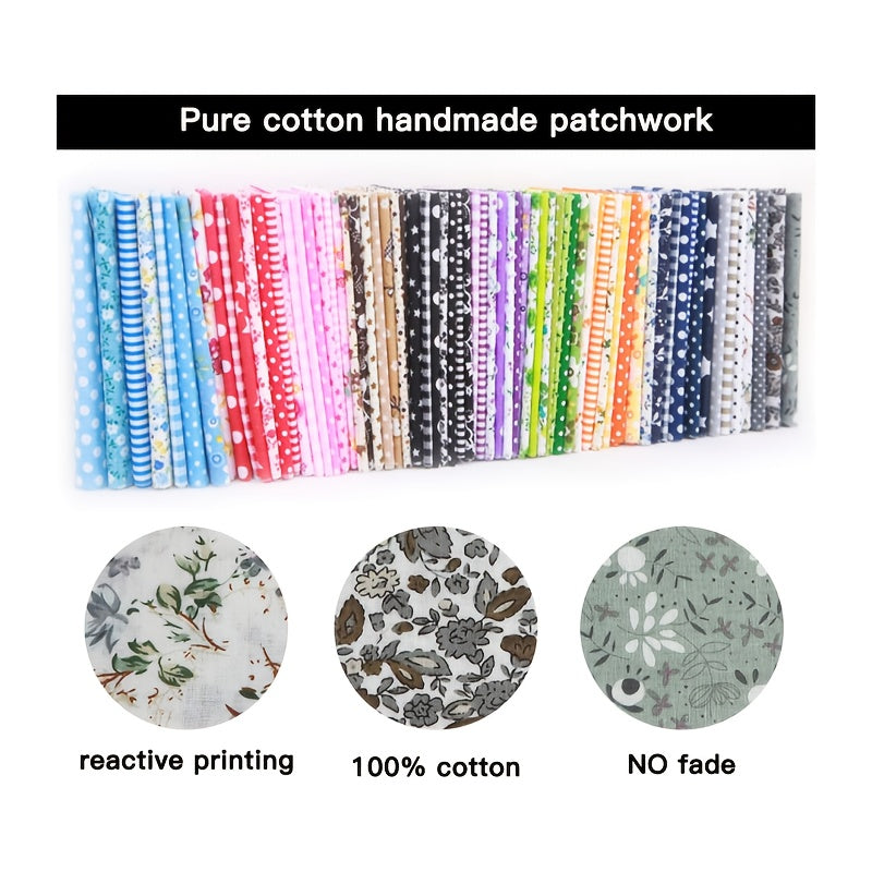 7pcs 20x20 Inch 100% Cotton Bundle - Grey Floral Print Pre-Cut Quilting & DIY Craft Supplies, Soft Breathable No-Pill Fabric for Sewing, Quilting, Home Decor - Perfect for Christmas, Thanksgiving, Birthday Gifts, Quilting Fab