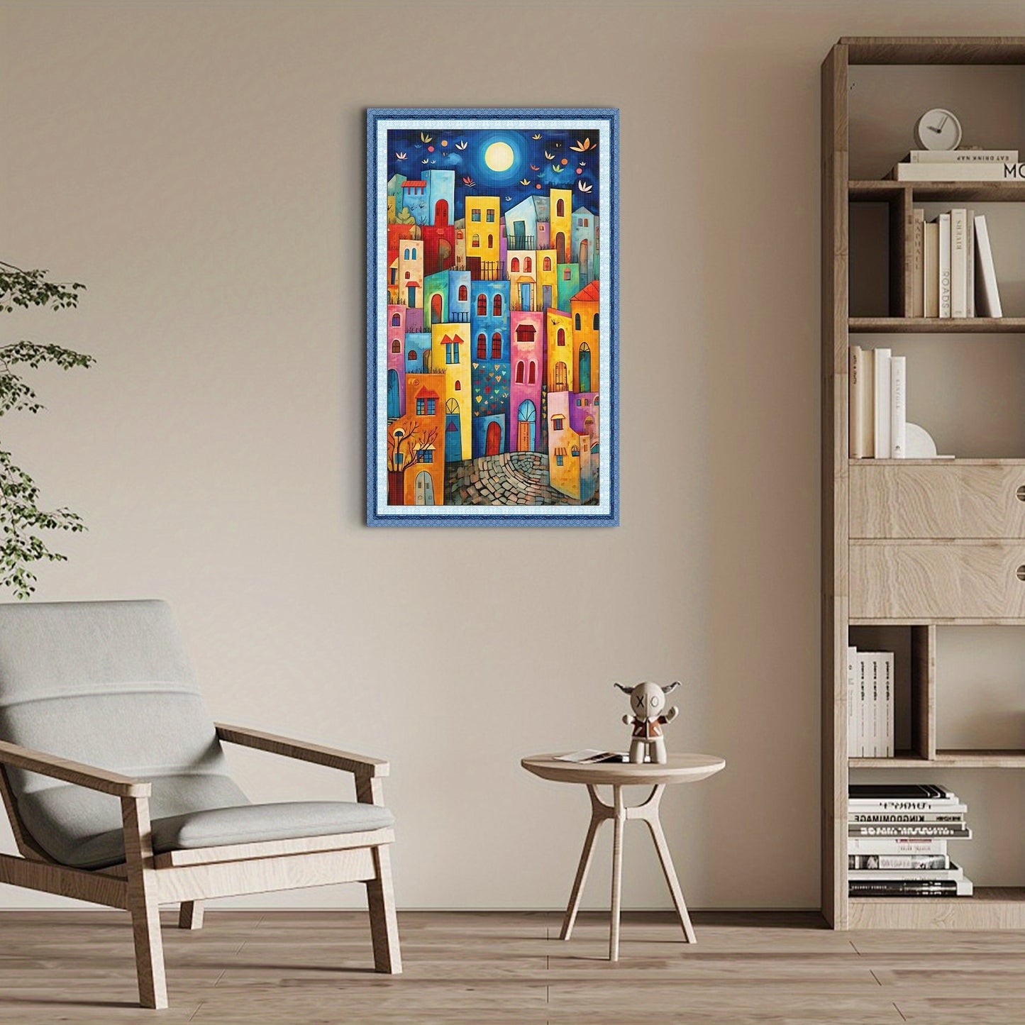 Stamped Cross Stitch Kits for Adults, House Embroidery Kits for Beginners, 11CT Patterns, Counted Embroidery Needlepoint Kits Home Decor, 15.7 x 27.5 inch