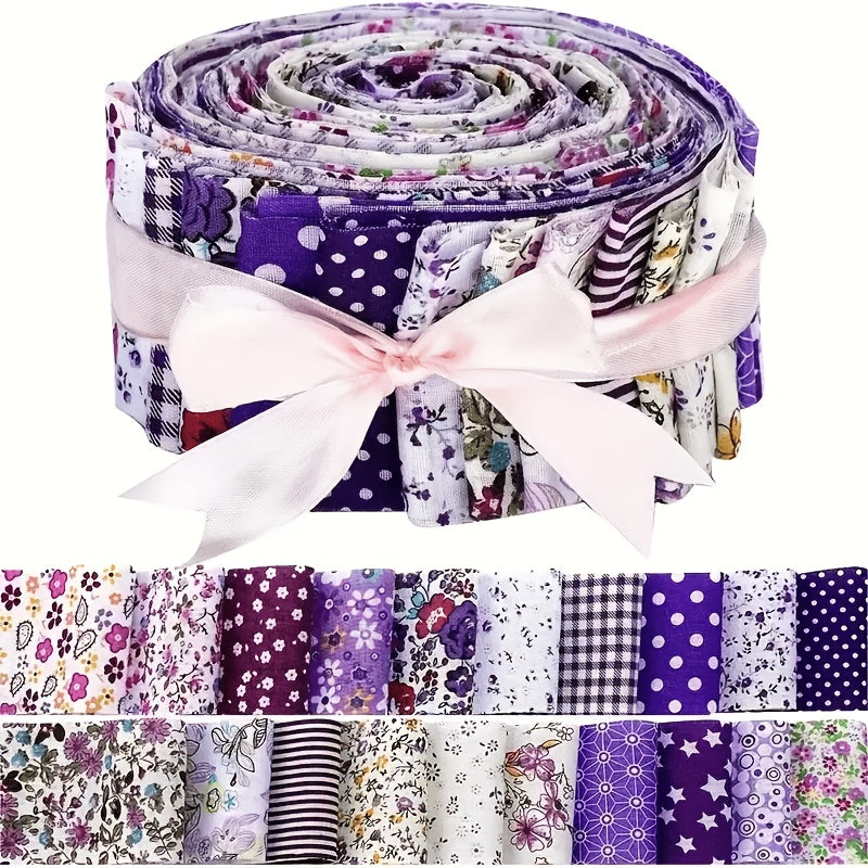 Jelly Roll Fabrics For Quilting 40 Strip 2.5" X 20" Cotton Strips Bundles -Perfect Quilting Fabric For Sewing, Precut Quilt Projects, And DIY Crafts