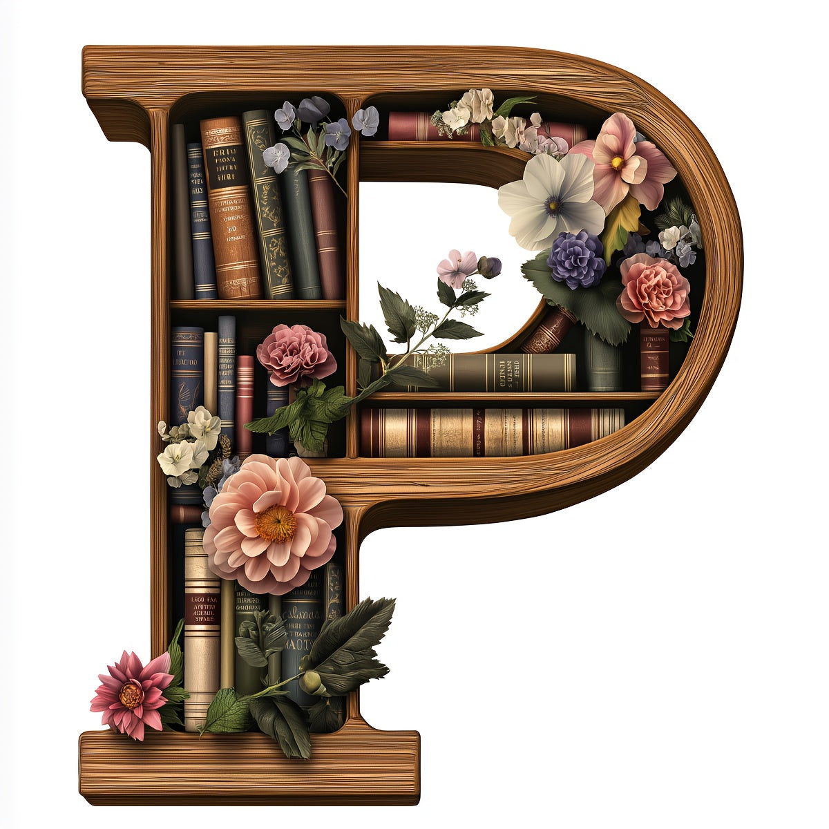 1pc JOZYSH Large Alphabet Cross Stitch DIY Kit with A-Z Letters, Numbers & Floral Frames - Complete Set with Pre-Printed Canvas, Needles, Threads, Instructions - 40x40cm/15.7x15.7in - Perfect for Home/Office Decor, Birthday/C