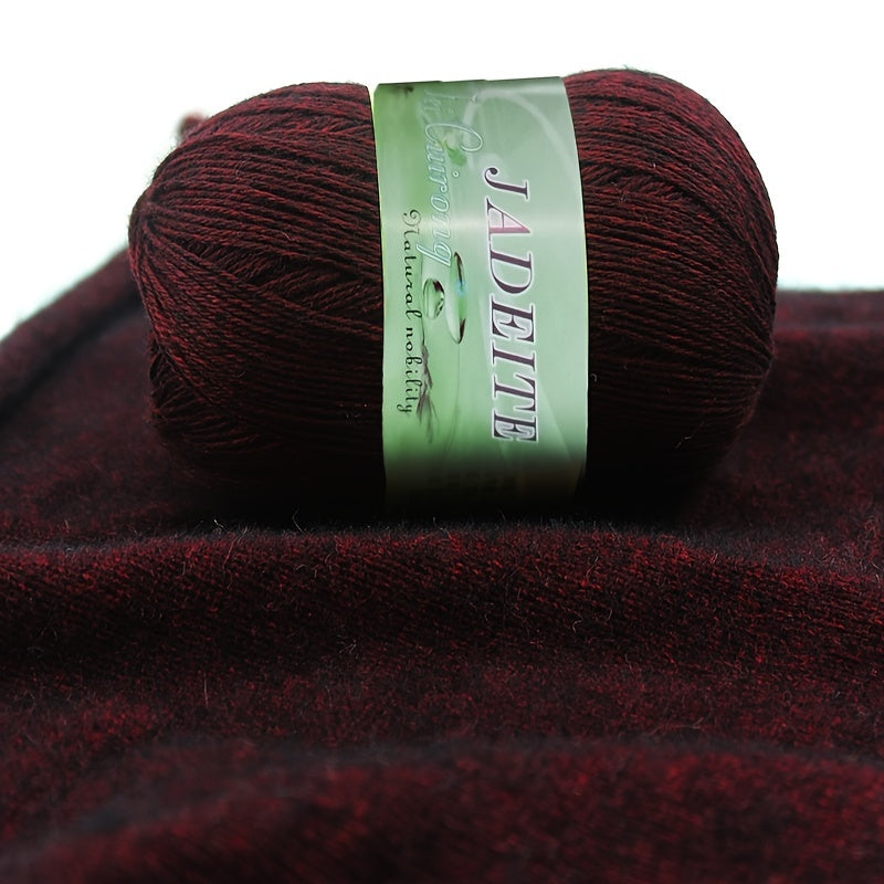 400g High-End Light Luxury Cashmere Yarn, Combed Goat Plush Yarn, Handmade Autumn/Winter Warm Fashion Knit Sweaters for Men and Women, Base Layer Sweaters, Scarves, Warm Wool Pants, 8pcs/Pack