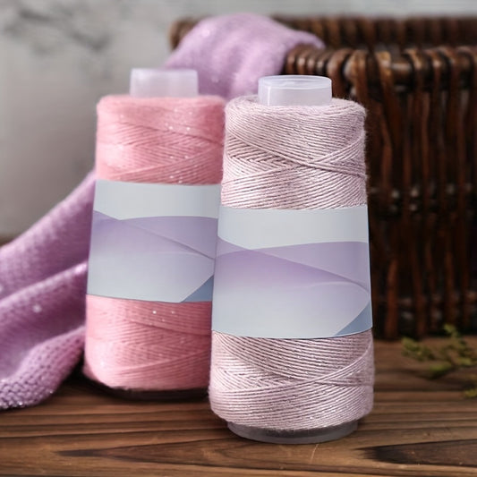 6pcs of Sequined Lace Yarn, Soft And Breathable, Suitable for Knitting And Crocheting Sweaters, Hats, Coats, Available in Various Colors, 10.58 oz.