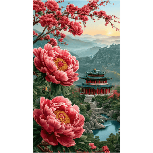 Stamped Cross Stitch Kits for Adults, Attic Embroidery Kits for Beginners, 11CT Patterns, Counted Embroidery Needlepoint Kits Home Decor, 15.7 x 27.5 inch