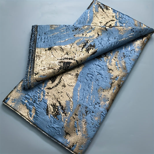 5 Yards African Gilding Lace Fabric, Nigerian Brocade Jacquard Floral Pattern Lace Fabric, for Sewing Daily/Party/Wedding Dresses