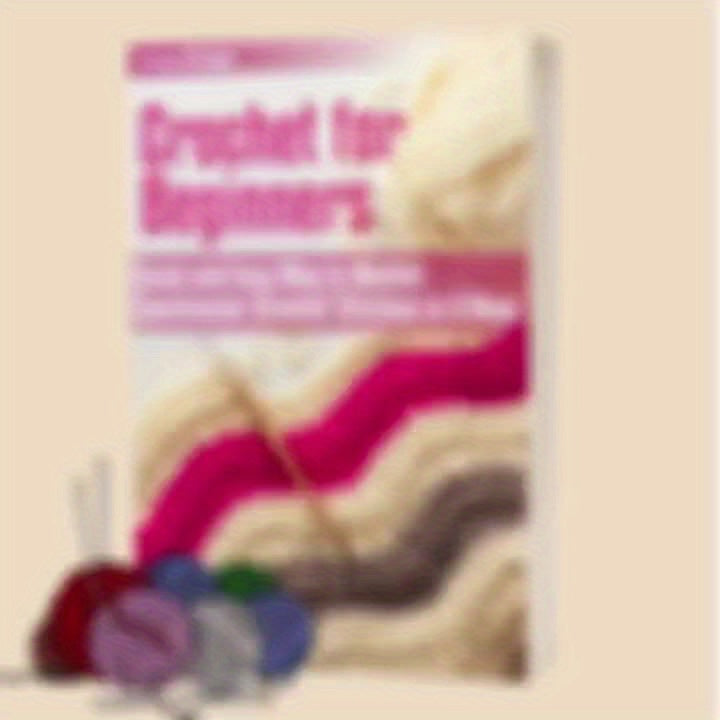 Beginner'S Crochet Kit - Learn Over 50 Woven Techniques in 3 Days with Step-by-Step Guide and Sewing Library - Perfect Gift for Crochet Enthusiasts, Ideal for Yarn Crafters or DIY Enthusiasts