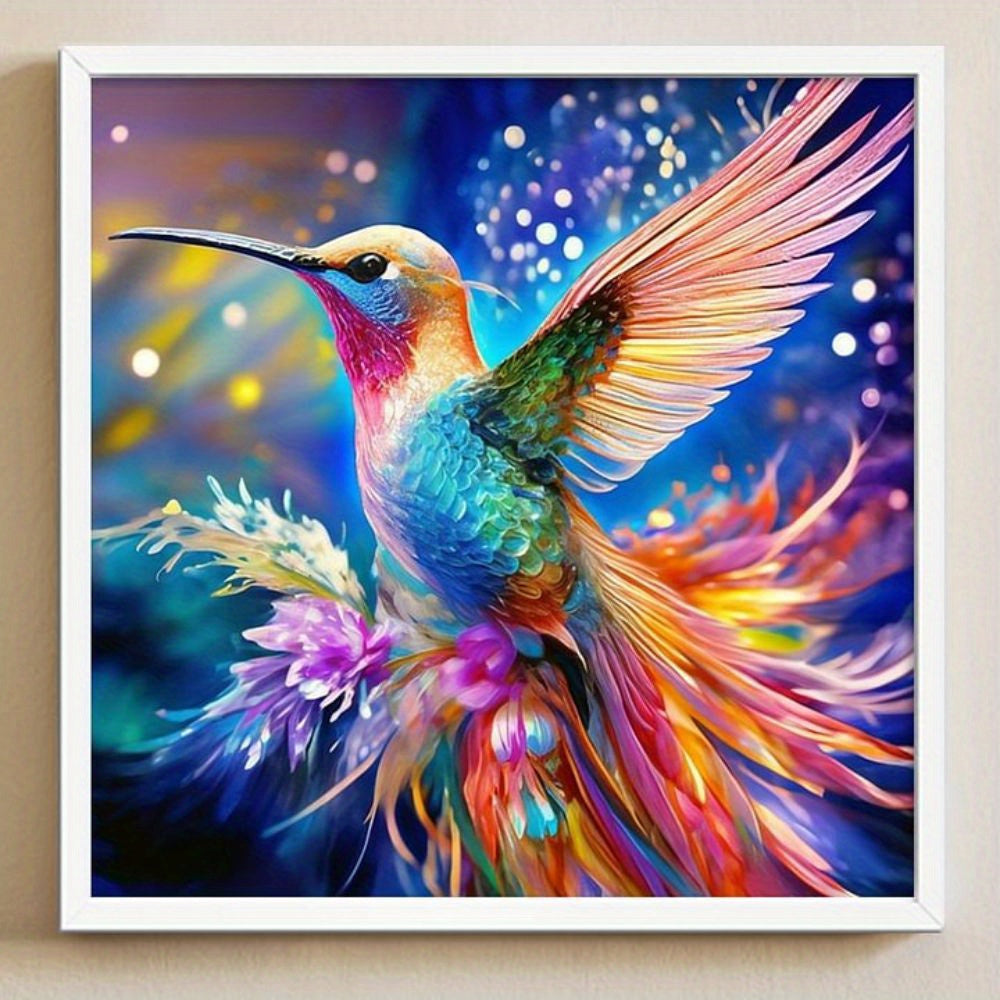 5D Painting Set Adults, Beginner'S 5D Art Kit, Hummingbird Round Full Drill Embroidery Home Wall Decoration, 5D Diamond Painting Kits, 5D Cross Stitch Kits, 5D Embroidery Kits, 5D Tapestry Kits, 5D Embroidery Kits, 5D Cross S