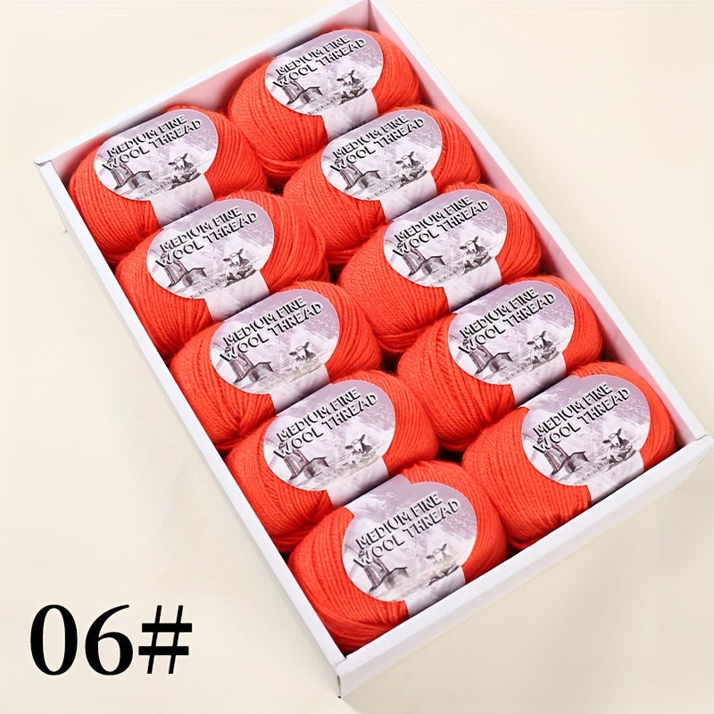 500g 1 large bag of high-quality medium-weight 212 wool yarn, hand-spun worsted wool suitable for knitting autumn and winter fashionable sweaters, scarves, hats, mittens, blankets, rugs, and various handicrafts. 100% wool. 1