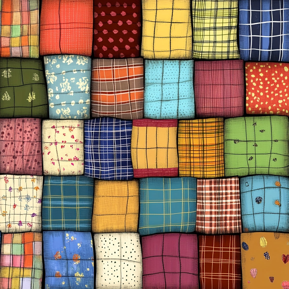 ZUOANLF 11CT/14CT Fabric Cross Stitch DIY Kit - 15.75x15.75inch, Vibrant Towel Patchwork Pattern, All-Season Adult Beginner Relaxation Stitching Set with Printed Fabric, Needle, Thread, Patterns & Instructions, Perfect for Ho